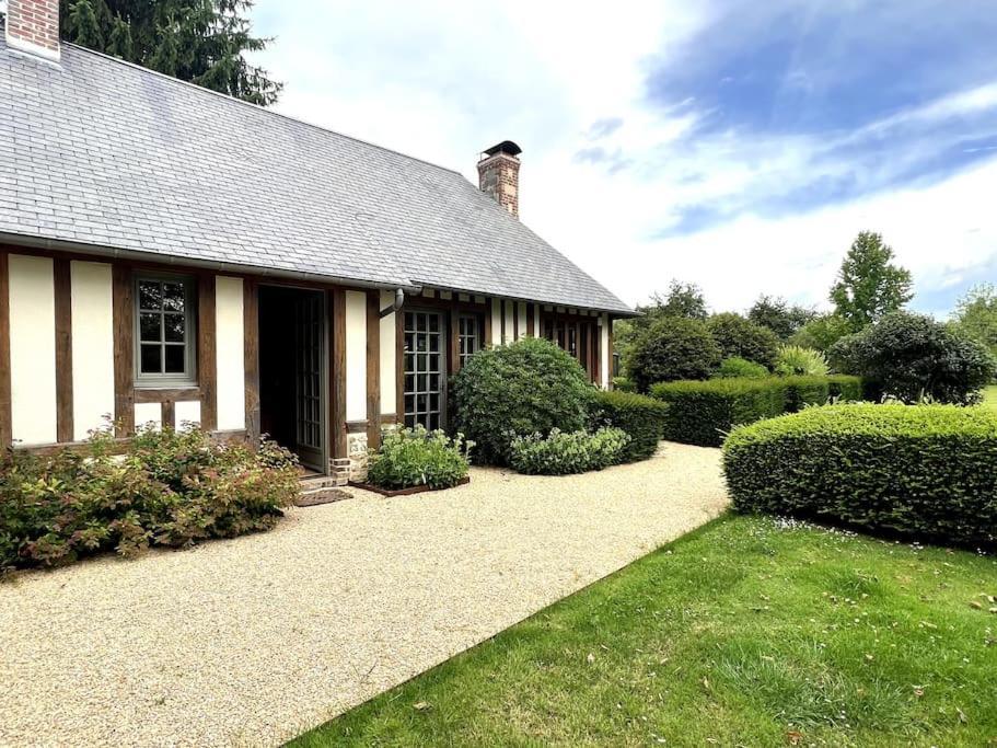 Saint-Pierre-des-Ifs  Longere Normande, Piscine Privee Chauffee Et Parc 빌라 외부 사진